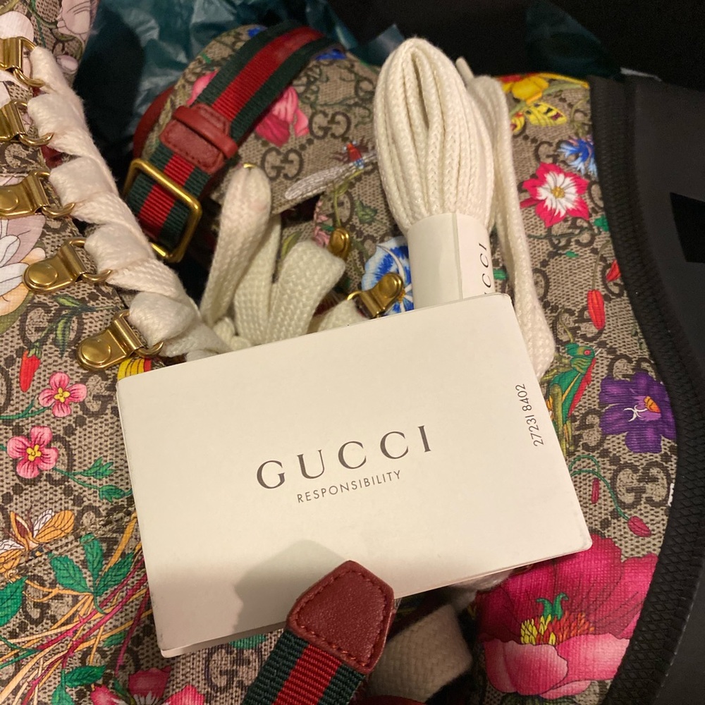 Authentic Floral Gucci Boots size 39+ or 9 - 9 1/2